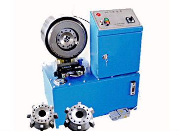 Rubber hose crimping machine