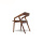 Pelle di legno nera in legno Katakana Easy Dining Chair