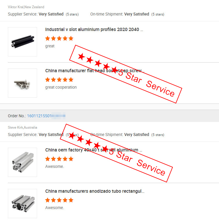 3D printer frame parts 2020 aluminium 20 x 20 v slot linear guide v slot extrusion profiles