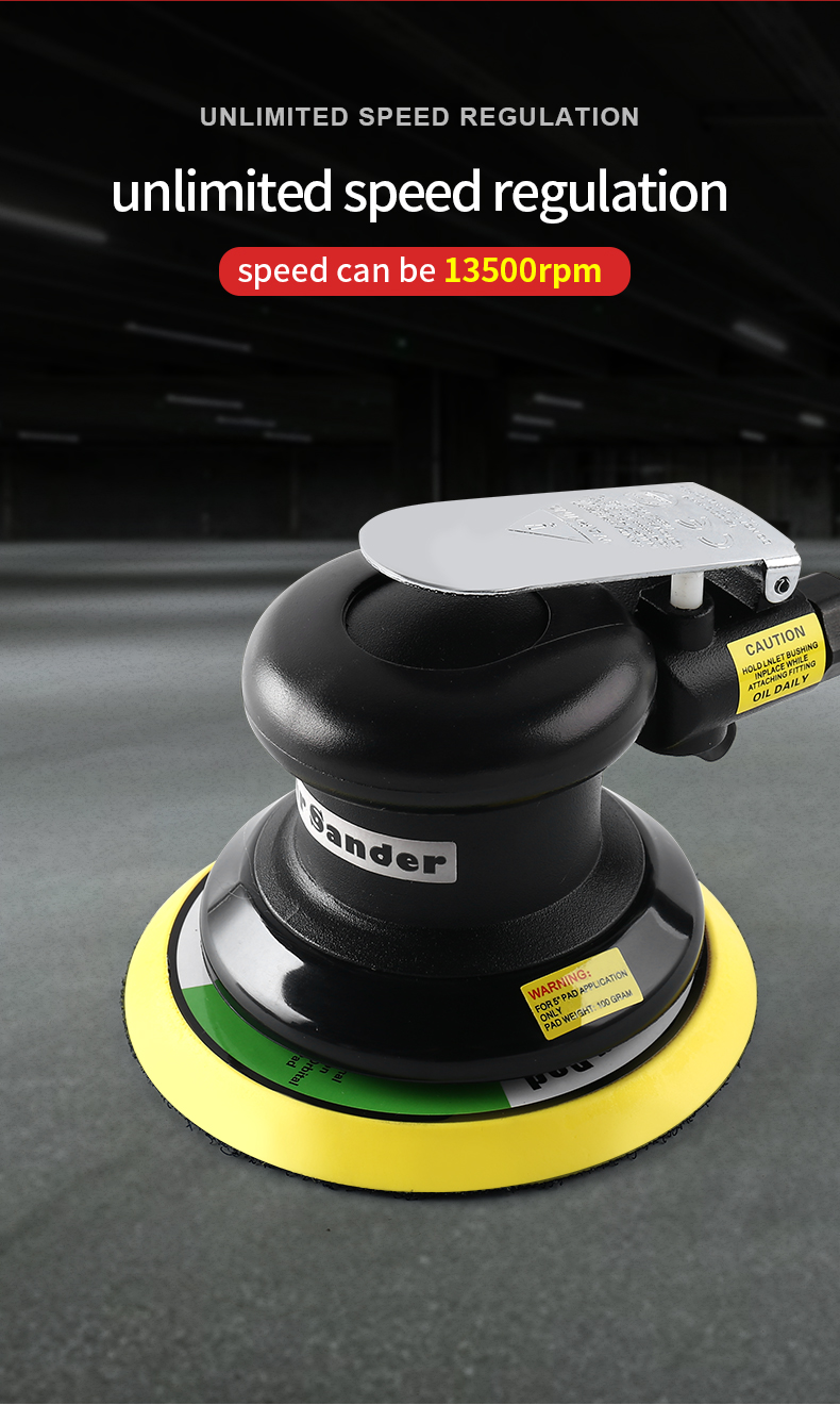 central vacuum pneumatic polisher air orbital sander for car