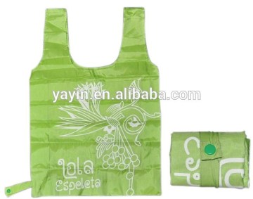 Custom nylon folding bag for supermarket