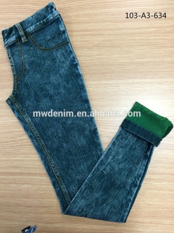 denim jeans stretch twill knit fabric