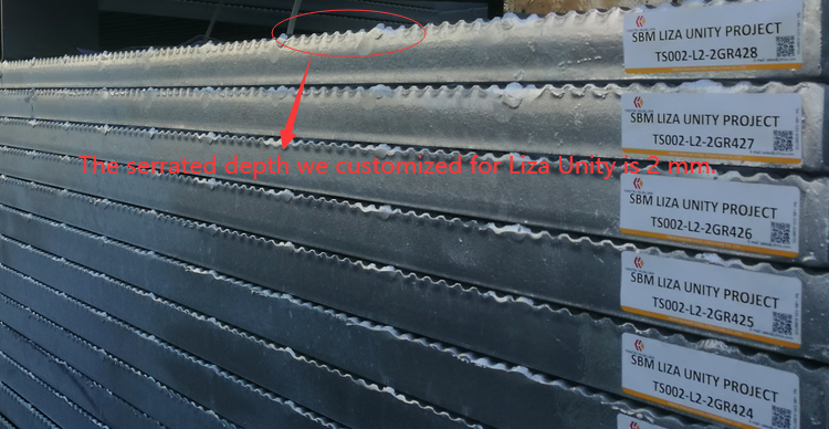 GI grating price grating supplier for Liza Unity platform