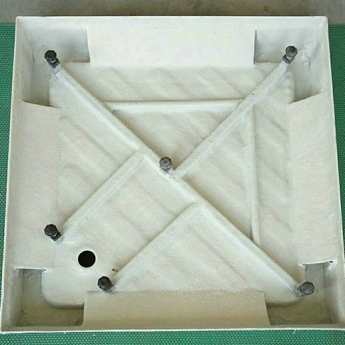 90x90x15cm Corner Drain Square Shower Base