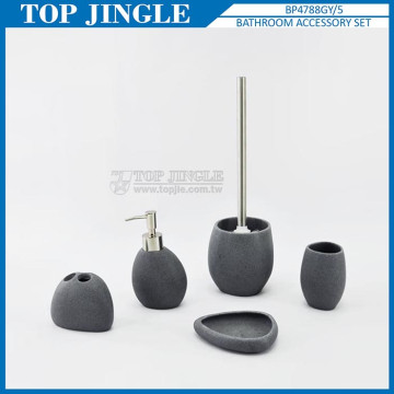 Nature Style Triangle Shape Gray Bathroom Gift Set