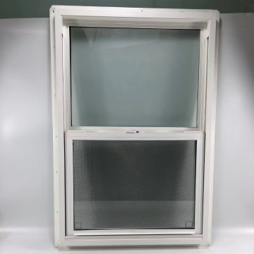 UPVC Double Hung and Vertical Sliding Windows with Install Nail Fin for US Market