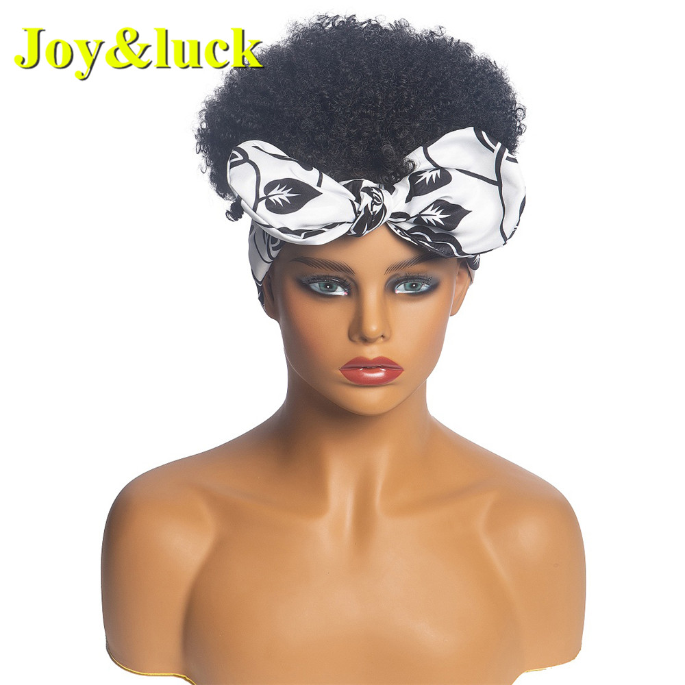 Scarf Wig Blue Hairband Wavy Ladies Hair Wholesale Natural Body Waves Headband Wigs for Black Women Synthetic Hair Wigs