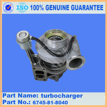 Komatsu Engine SAA6D114E-3D-WT TURBOCHARGER 6745-81-8040