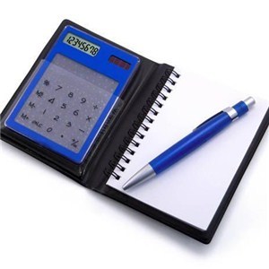 Notebook With Calculator