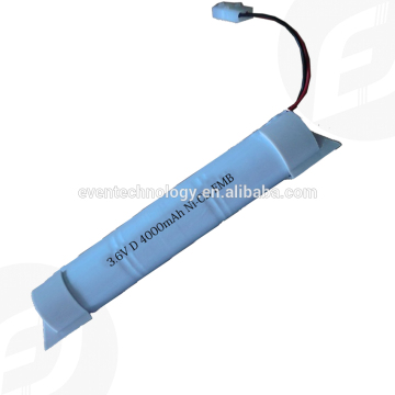 3.6V D 4000mAh LED Light Battery Pack/3.6v LED light battery for led tube,led downlight