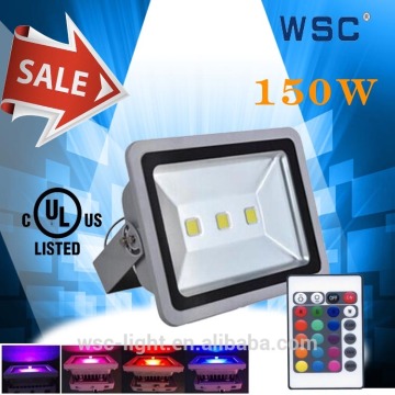 outdoor using cob led rgb flood light 150w