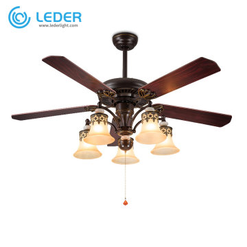 Ventilatori da soffitto elettrici LEDER con luci