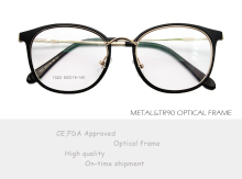 Latest Style TR90 and Metal Branded Eyewear Frames