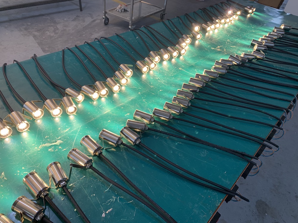 Luz submarina LED de piscina de piscina de bajo voltaje