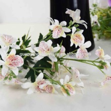 SJ13001209 Single stem silk orchid flower craft