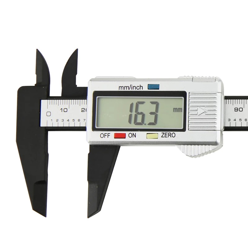 C Type LCD Screen Inch Millimeter Conversion Measuring Tool 6" 150 Mm Depth Plastic Digital Electronic Vernier Caliper