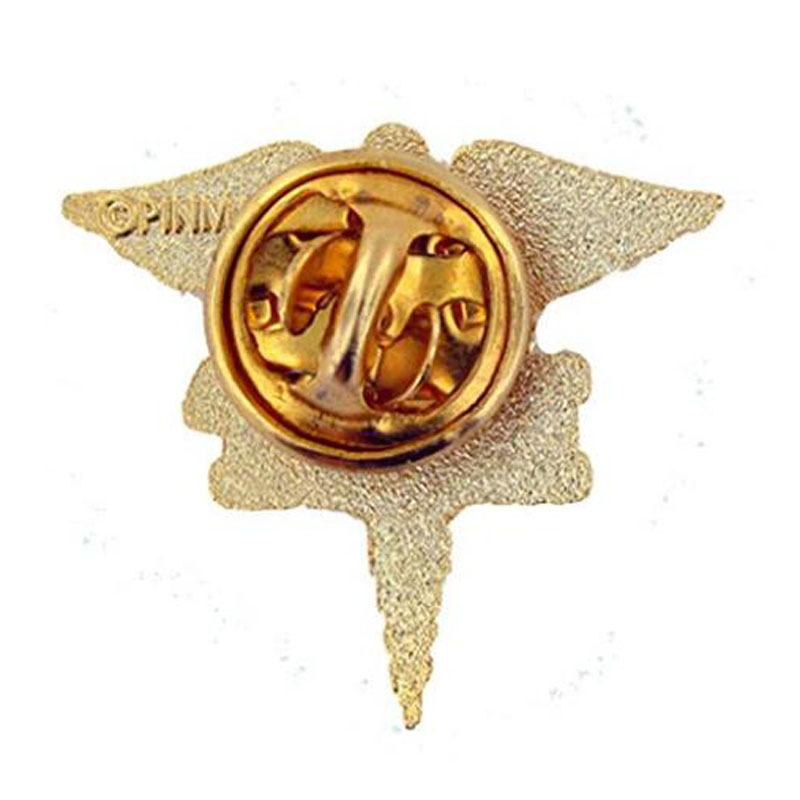 Gold Medical Enamel Lapel Pin