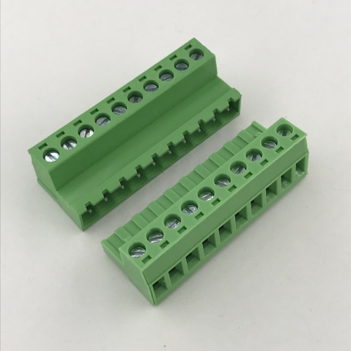 male and female pluggable terminal block