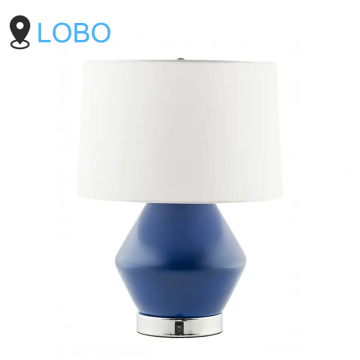 Hampton Inn Blue Desk Lamp