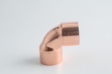 Copper end feed fitting 90 elbow