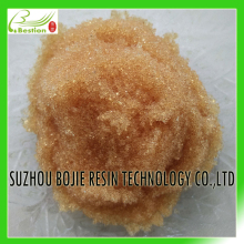 strong acid cation exchange resin