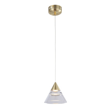 LEDER decoratieve metalen hanglamp