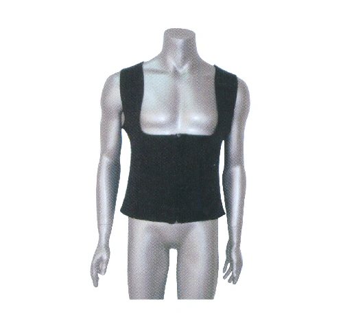 Women's Men Waist Trainer Corset Vest Steel Boned Tummy Control Neoprene Body Shaper with Adjustable Straps