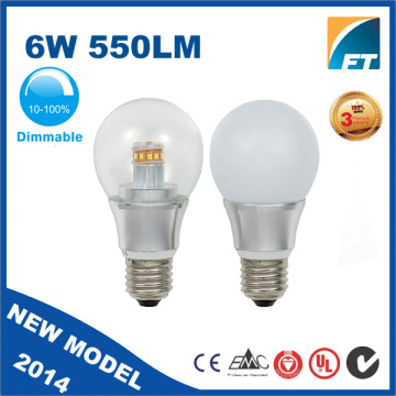 6W 360 dimmable e11 led light bulb