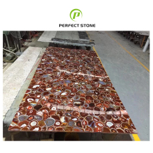 Hot Sale Red Agate Marble Stone Slab Agate Onyx Table