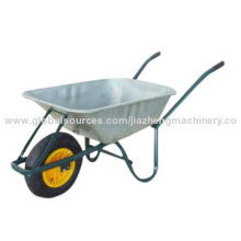 Galvanized tray wheelbarrow