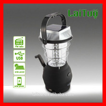 Can hand crank LED solar lights camping lighting garden lighting