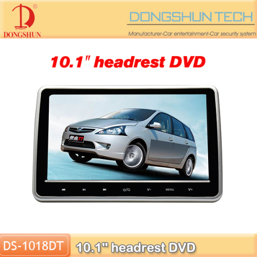 hot 10 inch headrest screen rear seat car dvd player with usb sd hdmi fm