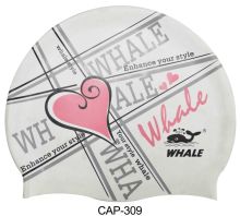 Fashion Silicone Swimming Caps, Kids Lycra Swim Caps Multi Color Design Personalized Swim Caps