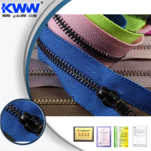 3#-15# black nickel metal zipper finished piece for garment accessories