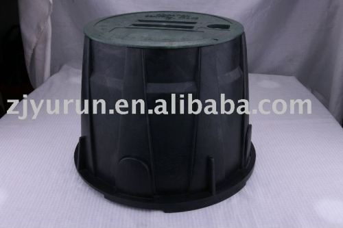 Round water valve box