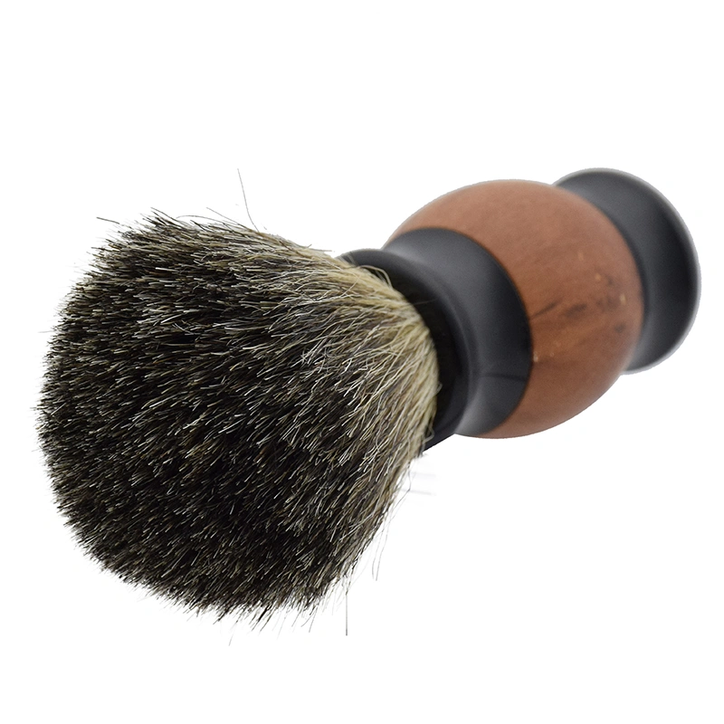 New Style Cleaning Shaving Brush Wooden Handle Care Beard Brush for Man Barber Tools Black Show a Man's Charm Beard Brush