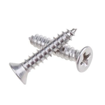 Metric Cross recessed countersunk head self-drilling screws