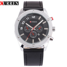 three eyes chronograph quartz watch curren classical business watch japan movement