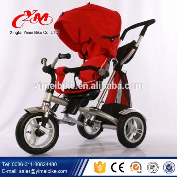 2016 High quality Smart Kid Tricycle/Children Tricycle with Canopy/Baby Tricycle with Push bar