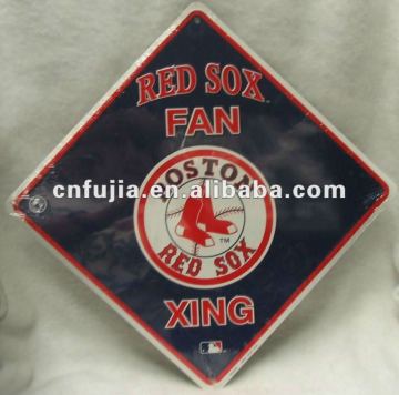 Vintage tin metal plate,wall hanging metal XING sign ,fun advertised plate