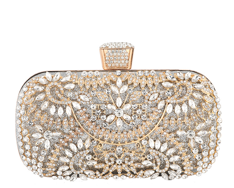 High Quality Dinner Bag European and American Ladies Handbag Diamond Banquet Clutch Bag Dress Evening Bag Handbag