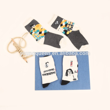 HW06 socks wholesale manufacturers cotton socks new fall cartoon men's socks