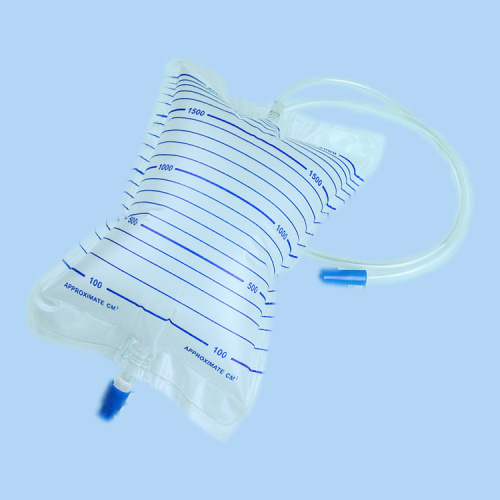 Urinpåse T-ventil med vit keps