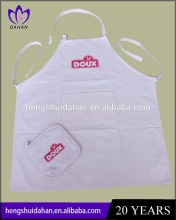 china supplier printed logo cotton apron wholesale