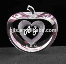 Crystal wedding gifts crystal apple