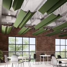 Interior Polyester Fiber Hanging Ceiling Sound Panels