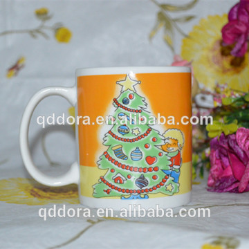 Magic Christmas Tree Gift Ceramic Coffee Mug/Color Changing Ceramic Mugs For Christmas