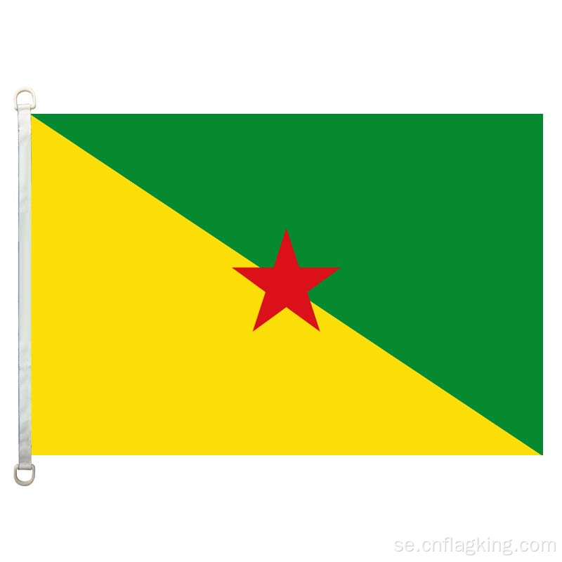 French_Guiana flagga 90 * 150cm 100% polyster