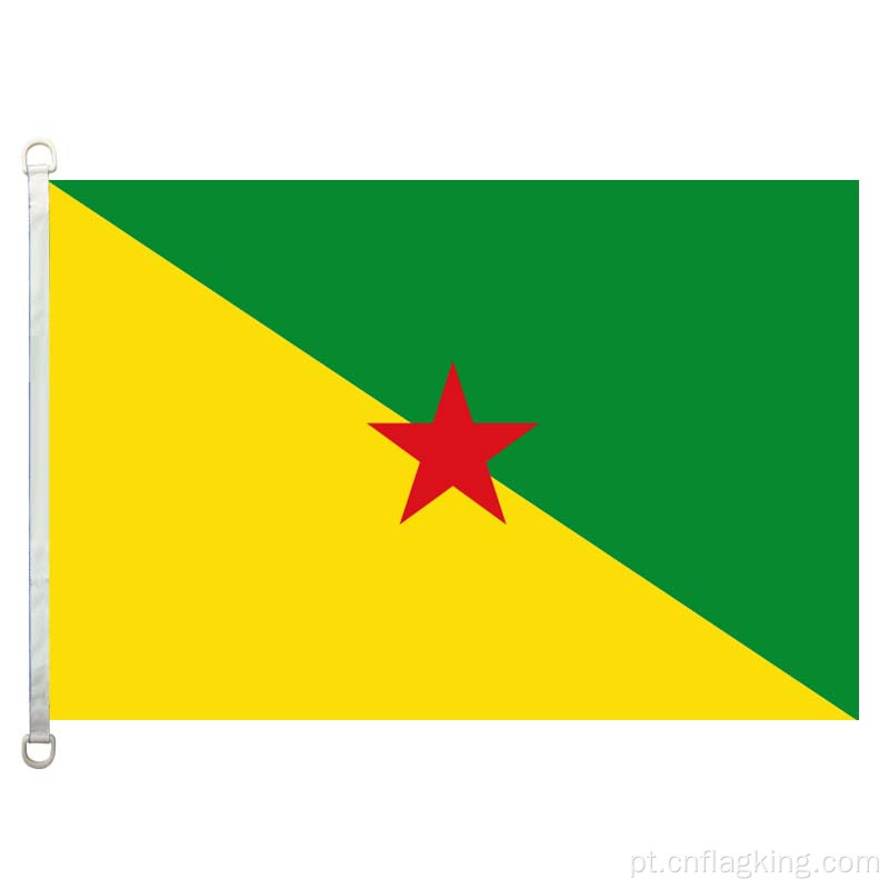 Bandeira French_Guiana 90 * 150cm 100% polyster