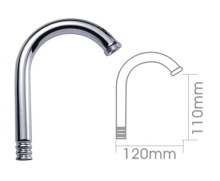 Faucet Accessory Tap Round Spout, Kitchen Sink Water Spout